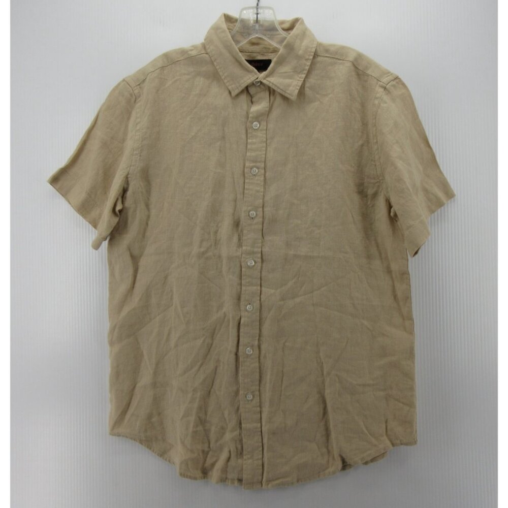 Quince Tan Casual Button Down Shirt